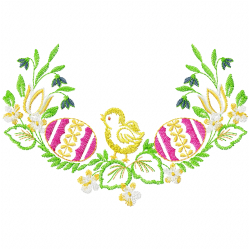Flowers Embroidery Design 11